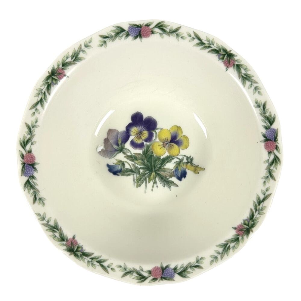 Noritake Conservatory Gala Cuisine 7915 Japan Cereal Bowls-Nice!!